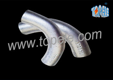 Tubo de acero galvanizado BS4568 Conducto de hierro maleable Codo de intersección del canal