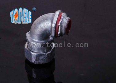 Conducto flexible y accesorios, conector en ángulo de 90 grados hierro maleable