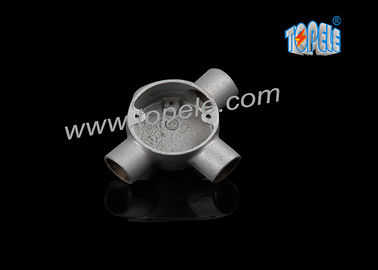 Caja de unión circular de hierro maleable de 3 vías tubo eléctrico BS4568 Tee