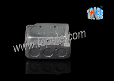 4 x 4 cuadrados caja eléctrica de metal caja de interruptores de conducto EMT 1 - 1 / 2" de profundidad