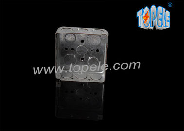 4 x 4 cuadrados caja eléctrica de metal caja de interruptores de conducto EMT 1 - 1 / 2" de profundidad