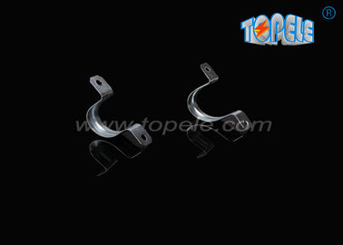 Correa de conducto EMT de acero galvanizado / Correa de silla de montura simple de dos agujeros / Accesorios de conducto EMT revestidos de zinc