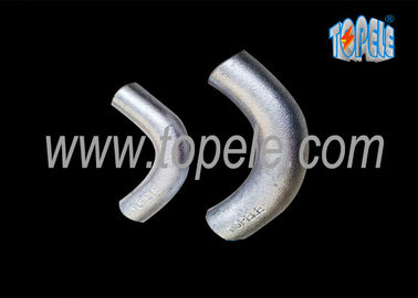 BS4568 Tubo de acero galvanizado canal de hierro maleable intersección Codo 20mm / 25mm