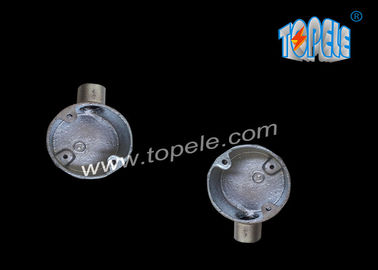 BS4568 Accesorios de tuberías de hierro moldeables de fundición/ Caja de conducto/caja de conducto de terminal galvanizado de 25 mm