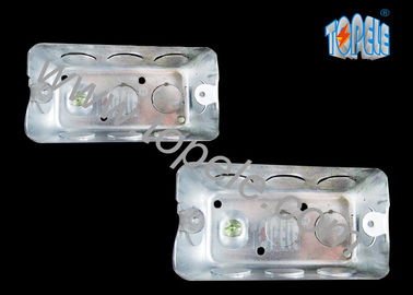 Cajas eléctricas de acero galvanizado y cubiertas rectangulares Certificado ISO