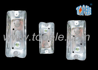 Cajas eléctricas de acero galvanizado y cubiertas rectangulares Certificado ISO