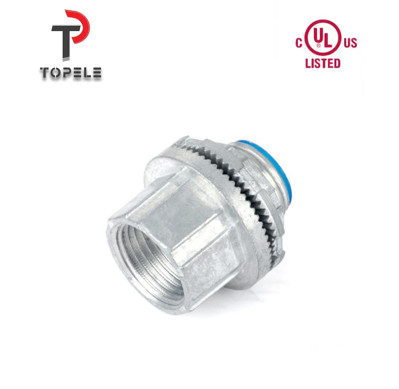 UL Standard Conducto roscado y accesorios Conector de eje estanco de zinc rígido