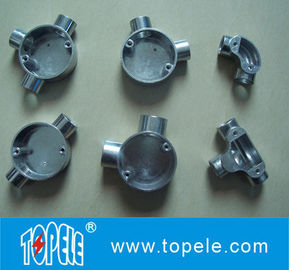 TOPELE BS4568 / BS31 Ferro maleable / Aluminio Terminal de conducto eléctrico de un solo sentido Caja de unión circular/ Utilidad práctica