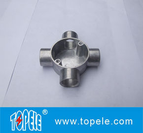 TOPELE BS4568 / BS31 Caja de conexión de aluminio de terminales eléctricos de 4 vías, caja de inspección de canales