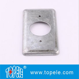 TOPELE 20C3 Rectangular cubierta de acero eléctrico 4 &quot;* 2&quot;, con 1/2&quot; de nocaut