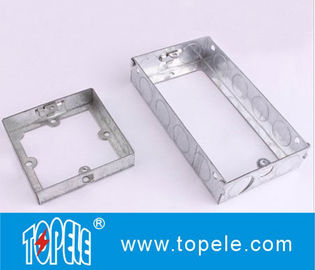 BS GI Electrical One Gang /Two Gang Switch and Socket Box/EXTENSIONS BOX, Electrical Boxes and Covers (Cuadro eléctrico de una banda y dos bandas y caja de conexiones y conexiones)