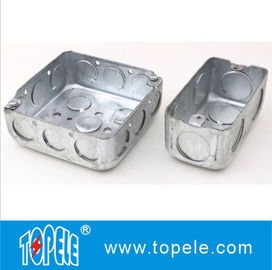 4 " 1-1 / 2 " de acero profundo cuadrado / rectangular caja de conexión de salida de conducto, cajas eléctricas y cubiertas