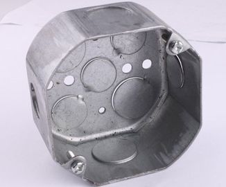 TOPELE 54171, 4 ′′ Cajas de conductos eléctricos galvanizados de acero octogonal, de 2 a 8&quot; de profundidad, 1/2 pulgada Knockou
