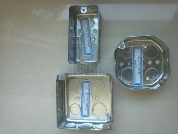 TOPELE 54171, 4 ′′ Cajas de conductos eléctricos galvanizados de acero octogonal, de 2 a 8&quot; de profundidad, 1/2 pulgada Knockou