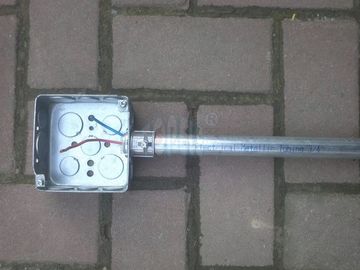 TOPELE 4 ′′ Acero galvanizado cuadrado de conducto eléctrico caja metálica, 52151-1/2&quot;&amp;3/4&quot;