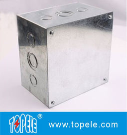Caja de unión cuadrada de conductos eléctricos de acero, recinto metálico caja exterior Cajas eléctricas y cubiertas