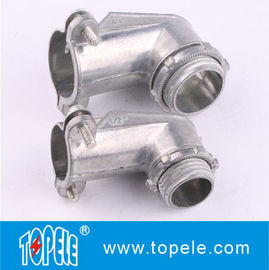 Conducto y accesorios flexibles rectos / 90 grados Conectores de ángulo de compresión de zinc metálico