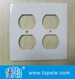 Un grupo / dos grupos plástico decorativo dúplex GFCI receptores de pared
