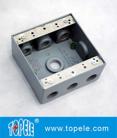 2 Cajas eléctricas resistentes a la intemperie de aluminio