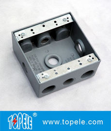 2 Cajas eléctricas resistentes a la intemperie de aluminio