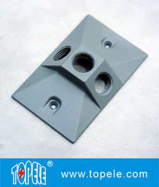 Capa de cajas eléctricas de aluminio rectangular e impermeabilizadas