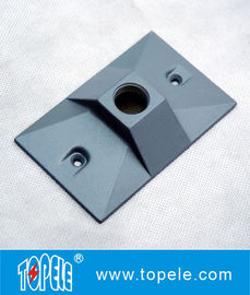 Capa de cajas eléctricas de aluminio rectangular e impermeabilizadas