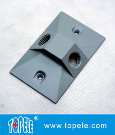 Capa de cajas eléctricas de aluminio rectangular e impermeabilizadas