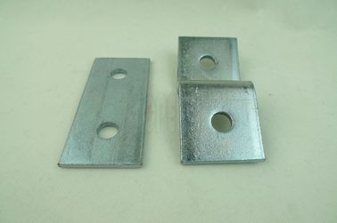 Placa plana de acero de bajo contenido de carbono canal de unistrut, canal de tracción de conexión de ajuste con agujeros