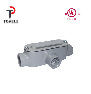 Cuerpo de conducto rígido de aluminio fundido a presión con rosca Tipo T 1/2&quot; a 4&quot;