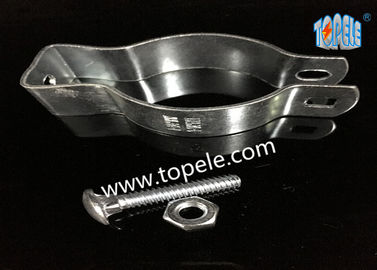 Cintas de conducto estándar de acero electro-galvanizadas a medida (bolsillo y tuerca)