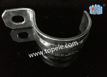 Conducto EMT de acero zincado y accesorios con clip de un agujero / correa de conducto EMT