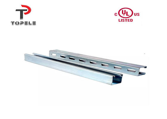 Bline galvanizado Unistrut canal de metal para el sistema de soporte 1,5 mm