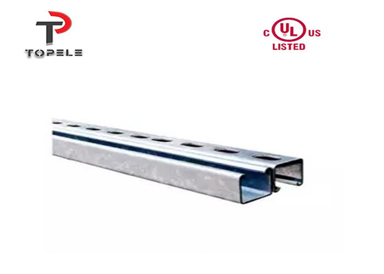 Bline galvanizado Unistrut canal de metal para el sistema de soporte 1,5 mm