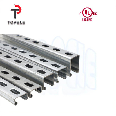 Llano galvanizado de la INMERSIÓN caliente/canal ranurado 41X41X2.5m m Unistrut del puntal