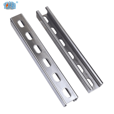 Llano galvanizado de la INMERSIÓN caliente/canal ranurado 41X41X2.5m m Unistrut del puntal