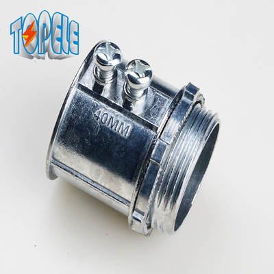 Tipo del conector EMT Aleacion Zinc EMT Connector Set Screw del IEC 61386 25m m