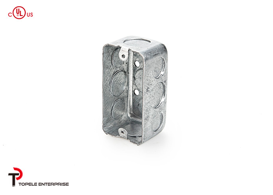 2 pulgadas x 4 pulgadas / EE.UU. estándar pre-galvanizado dispositivo de interruptor de acero Rectangular cajas de conducto / cajas de conducto eléctrico