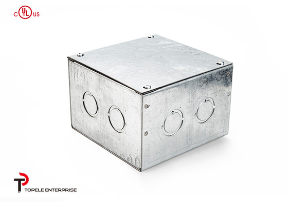 Caja de unión cuadrada de conductos eléctricos de acero, recinto metálico caja exterior Cajas eléctricas y cubiertas