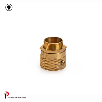 Máquina CNC Adaptador de manguera de conducto macho de latón, Adaptador de manguera macho de latón