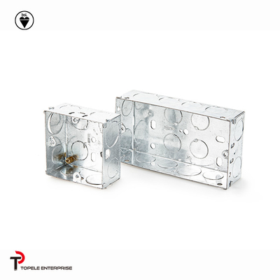 BS GI Electrical One Gang /Two Gang Switch and Socket Box/EXTENSIONS BOX, Electrical Boxes and Covers (Cuadro eléctrico de una banda y dos bandas y caja de conexiones y conexiones)