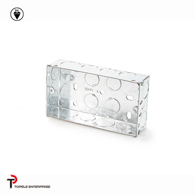 BS GI Electrical One Gang /Two Gang Switch and Socket Box/EXTENSIONS BOX, Electrical Boxes and Covers (Cuadro eléctrico de una banda y dos bandas y caja de conexiones y conexiones)
