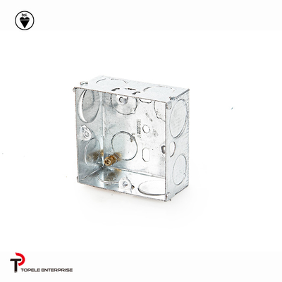 BS GI Electrical One Gang /Two Gang Switch and Socket Box/EXTENSIONS BOX, Electrical Boxes and Covers (Cuadro eléctrico de una banda y dos bandas y caja de conexiones y conexiones)
