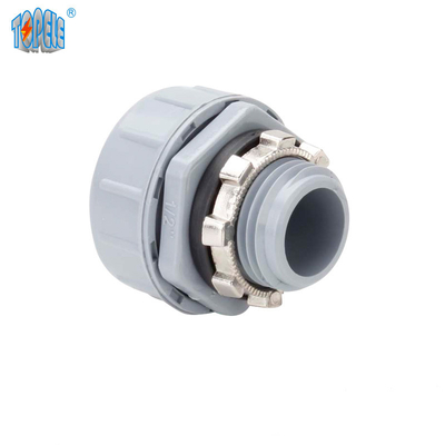 Nanómetro hermético IP 68 del conector del conducto del PVC de 90 grados