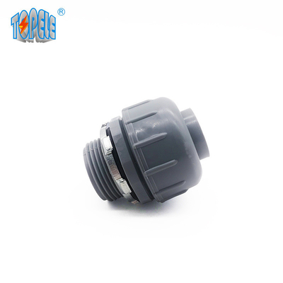 Nanómetro hermético IP 68 del conector del conducto del PVC de 90 grados