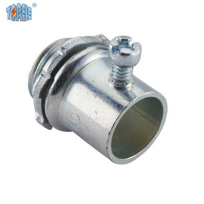 Compresión de los conectores de EMT Steel Set Screw/tipo galvanizados del tornillo de presión