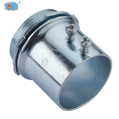 Compresión de los conectores de EMT Steel Set Screw/tipo galvanizados del tornillo de presión