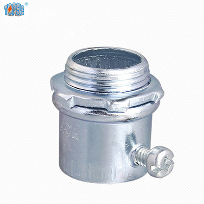 Compresión de los conectores de EMT Steel Set Screw/tipo galvanizados del tornillo de presión