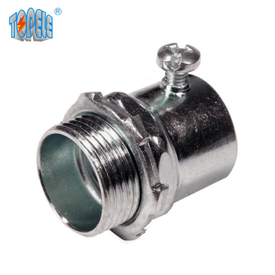Conectores de Topele EMT Steel Set Screw con SIN la garganta plástica