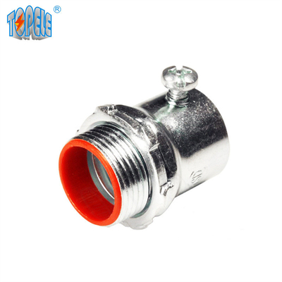 Conectores de Topele EMT Steel Set Screw con SIN la garganta plástica