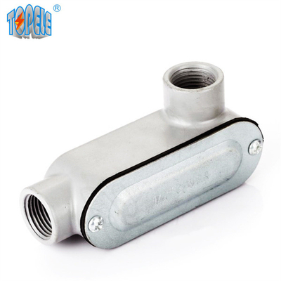 Lr/Ll/C/T/Lb roscó el cuerpo de aluminio rígido del conducto con la cubierta